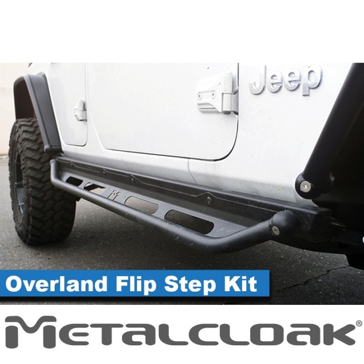 Overland Rocker Base and Flip Step Kit, JL 4-Door METALCLOAK - view 2