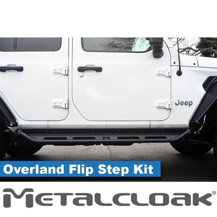 Overland Rocker Base and Flip Step Kit, JL 4-Door METALCLOAK - view 3