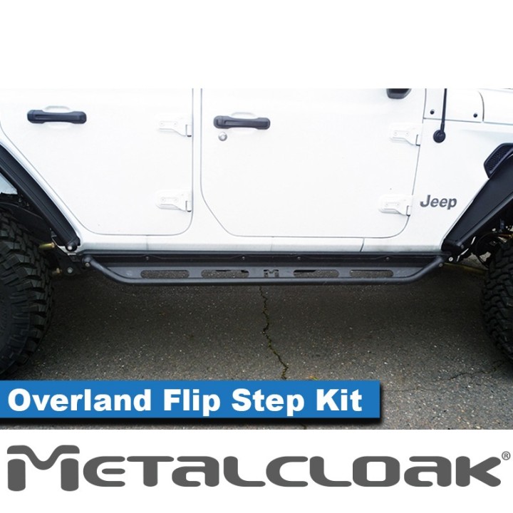 Overland Rocker Base and Flip Step Kit, JL 4-Door METALCLOAK - view 5