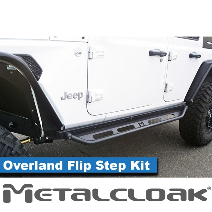 Overland Rocker Base and Flip Step Kit, JL 4-Door METALCLOAK - view 6