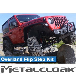 Overland Rocker Base and Flip Step Kit, JL 2-Door METALCLOAK - view 2
