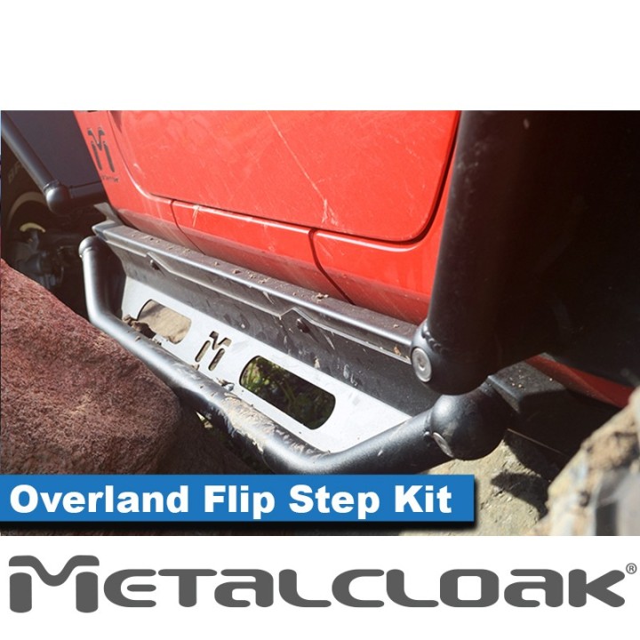 Overland Rocker Base and Flip Step Kit, JL 2-Door METALCLOAK - view 4