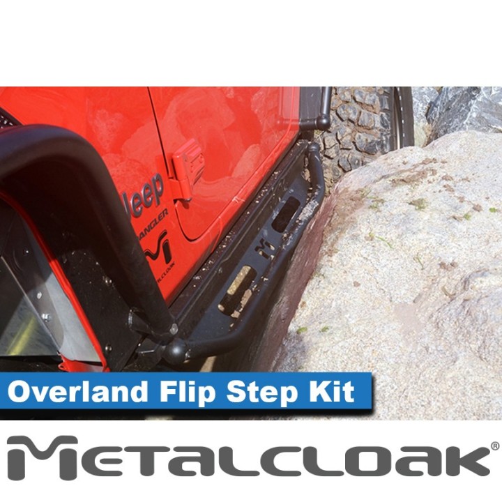 Overland Rocker Base and Flip Step Kit, JL 2-Door METALCLOAK - view 5