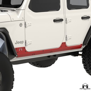 Aluminum Rocker ExoSkin, Pair, JL 4-Door METALCLOAK