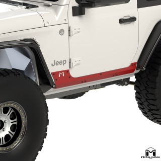 Aluminum Rocker ExoSkin, Pair, JL 2-Door METALCLOAK