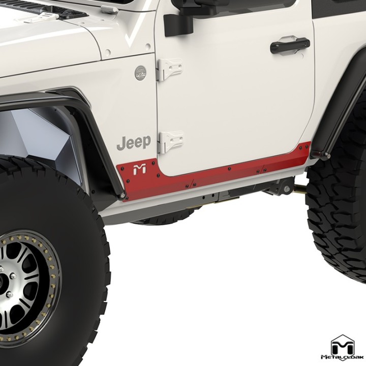 Aluminum Rocker ExoSkin, Pair, JL 2-Door METALCLOAK