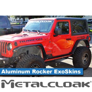 Aluminum Rocker ExoSkin, Pair, JL 2-Door METALCLOAK - view 2