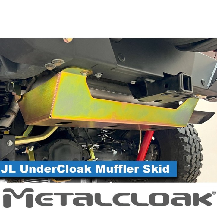 UnderCloak Muffler Skid, JL Wrangler 3.6L / 2.0L / 4xe METALCLOAK - view 3