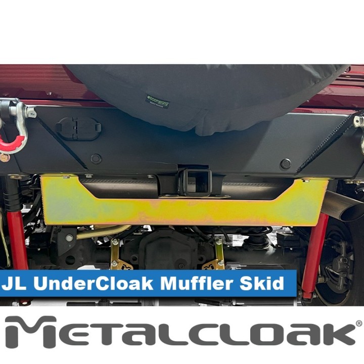 UnderCloak Muffler Skid, JL Wrangler 3.6L / 2.0L / 4xe METALCLOAK - view 4