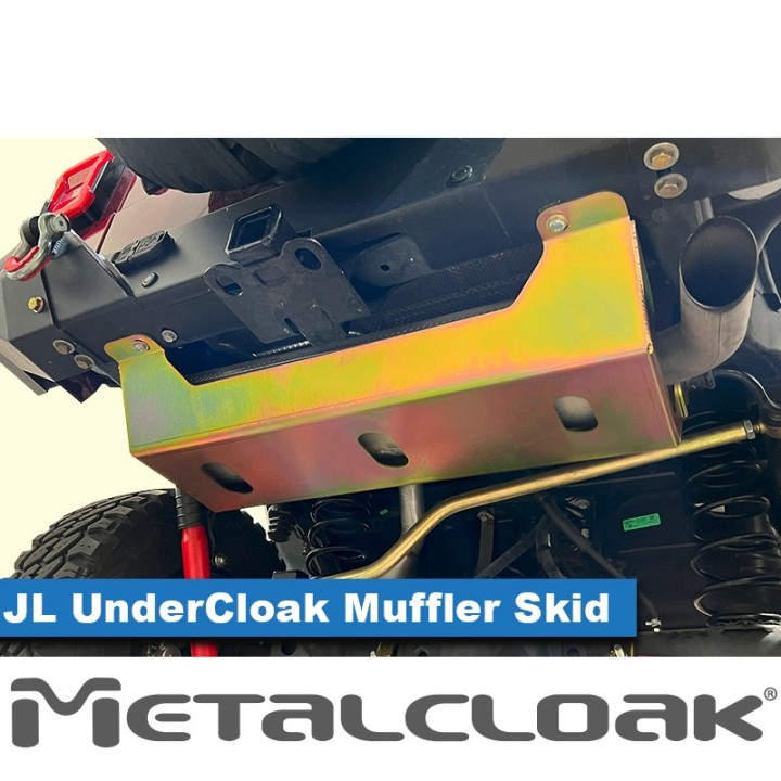 UnderCloak Muffler Skid, JL Wrangler 3.6L / 2.0L / 4xe METALCLOAK - view 5