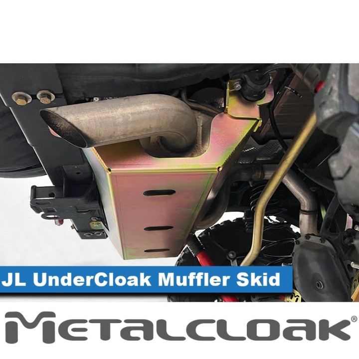 UnderCloak Muffler Skid, JL Wrangler 3.6L / 2.0L / 4xe METALCLOAK - view 6