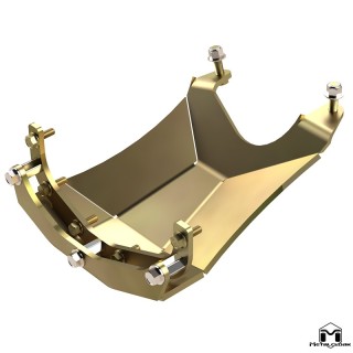Stock Front Diff Cover Skid Plate, JL/JT Rubicon METALCLOAK
