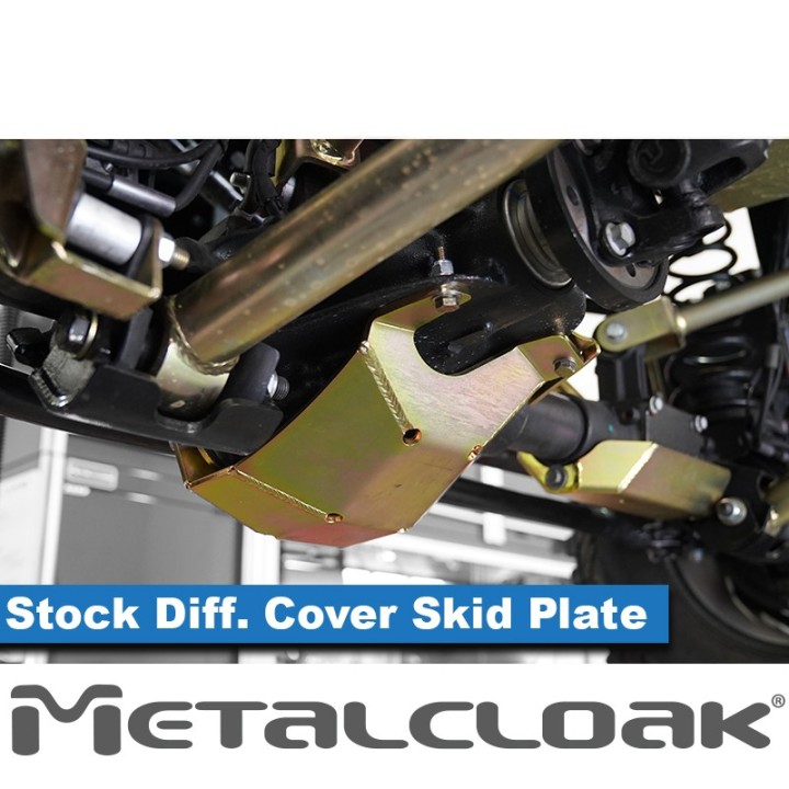 Stock Front Diff Cover Skid Plate, JL/JT Rubicon METALCLOAK - view 5