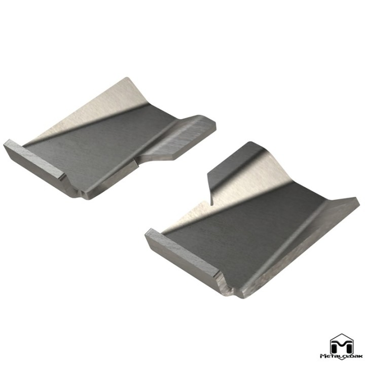 Lower Front Control Arm Weld-On Skid Plates, JL/JT METALCLOAK