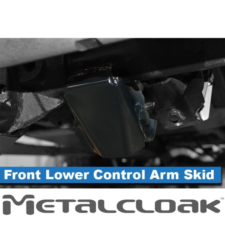 Lower Front Control Arm Weld-On Skid Plates, JL/JT METALCLOAK - view 3