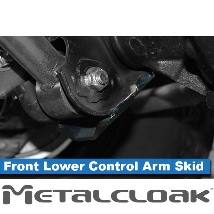 Lower Front Control Arm Weld-On Skid Plates, JL/JT METALCLOAK - view 4