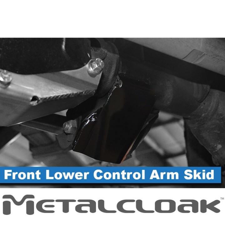 Lower Front Control Arm Weld-On Skid Plates, JL/JT METALCLOAK - view 6