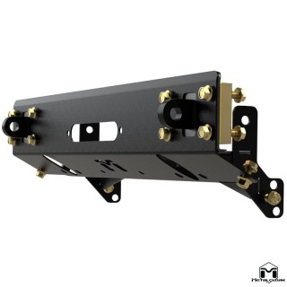 Frame-Built Front Bumper No. 2400, 56" Light Caps, JL/JT METALCLOAK - view 2