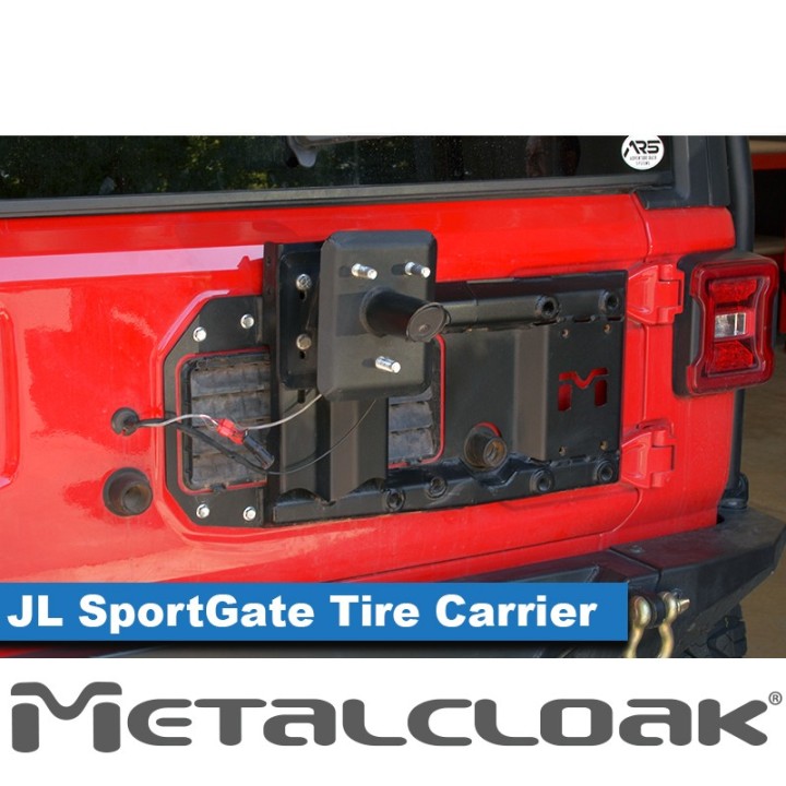 SportGate Tire Carrier - Jeep JL Wrangler | MetalCloak