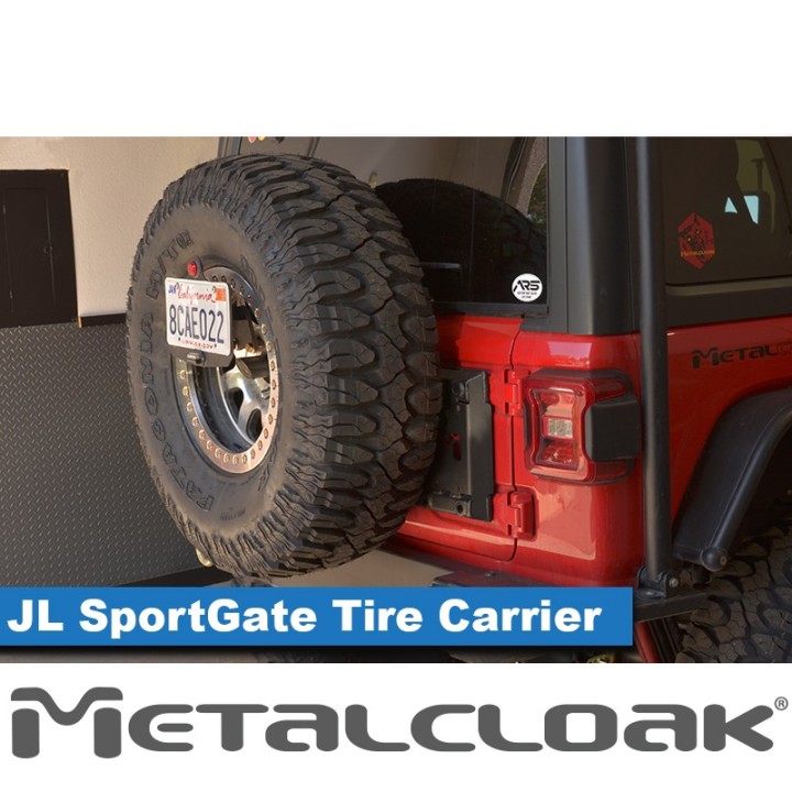 SportGate Tire Carrier - Jeep JL Wrangler | MetalCloak
