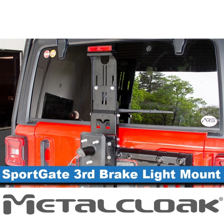 SportGate 3rd Brake Light Mount, JL Wrangler METALCLOAK - view 4