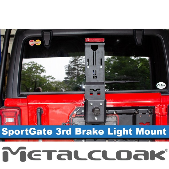 SportGate 3rd Brake Light Mount, JL Wrangler METALCLOAK - view 5