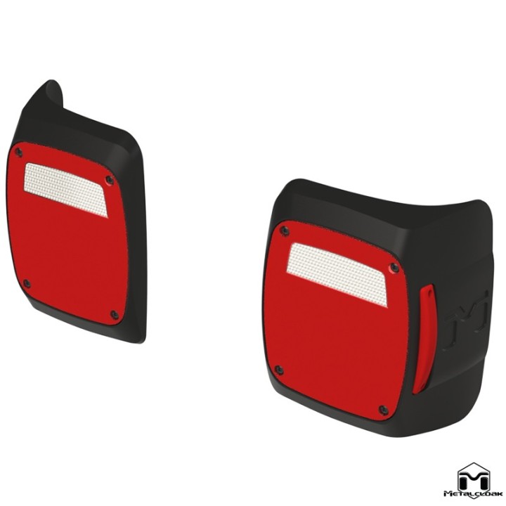 Lo-Profile Molded LED Taillight Kit, JL Wrangler METALCLOAK
