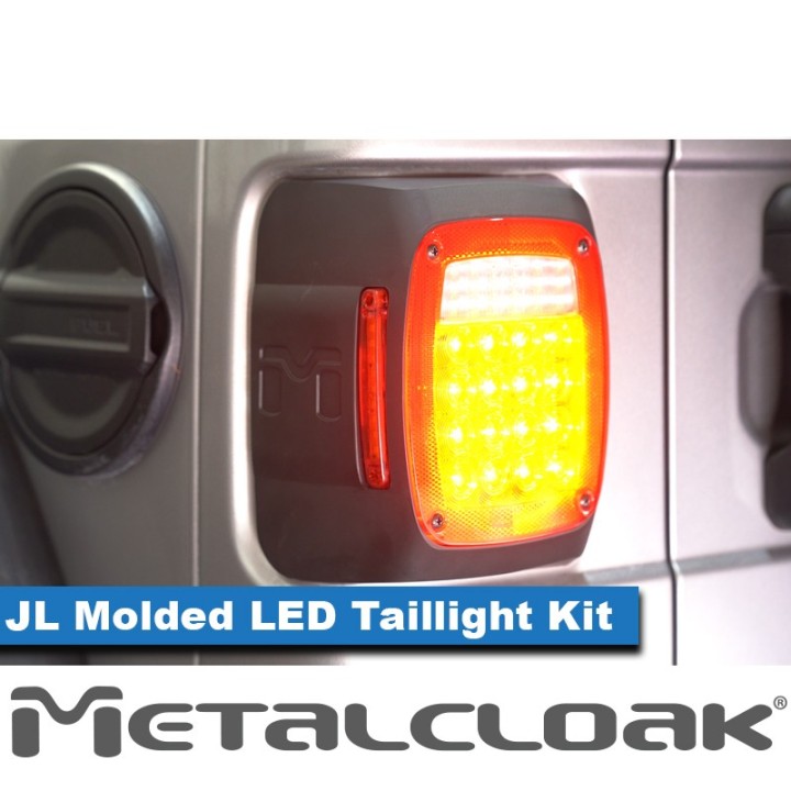Lo-Profile Molded LED Taillight Kit, JL Wrangler METALCLOAK - view 4