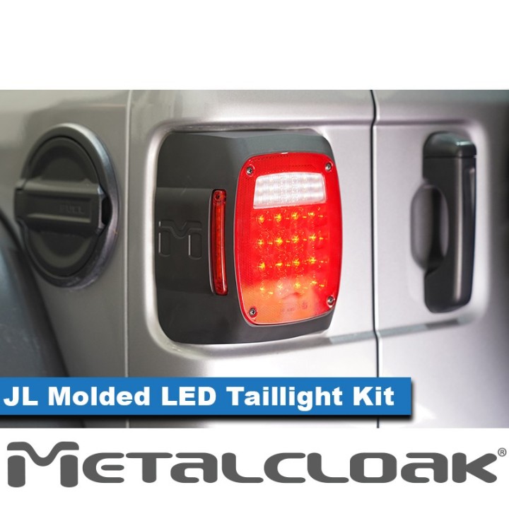 Lo-Profile Molded LED Taillight Kit, JL Wrangler METALCLOAK - view 5