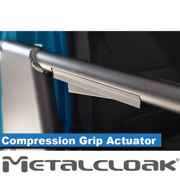 Aluminum Open Frame Tube Doors, Rear, Pair, JL/JT METALCLOAK - view 5