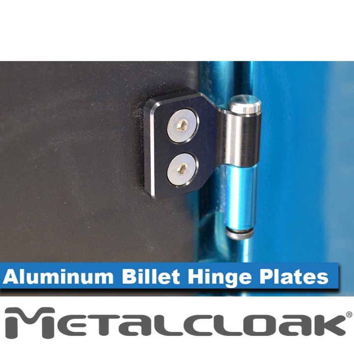 Aluminum Open Frame Tube Doors, Rear, Pair, JL/JT METALCLOAK - view 6