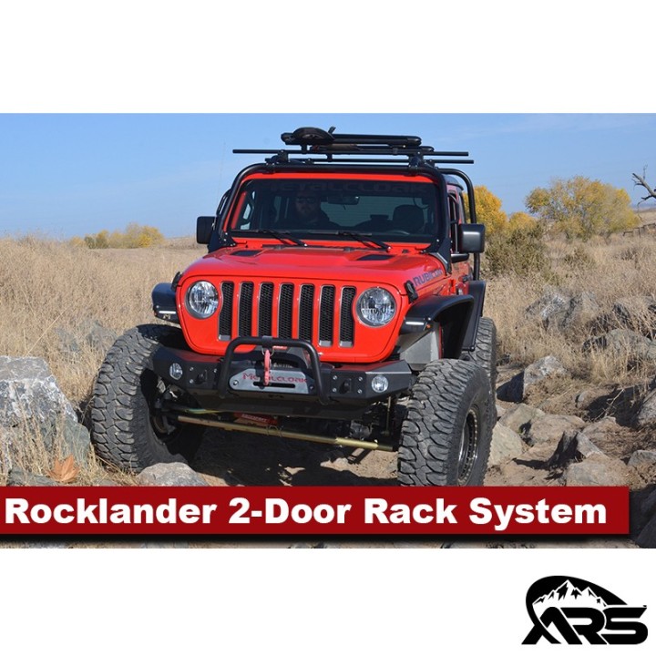 Rocklander Rack System, Complete, JL 2-Door METALCLOAK - view 3
