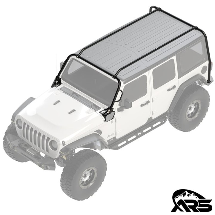 Rocklander Rack System, Complete, JL 4xe 4-Door METALCLOAK