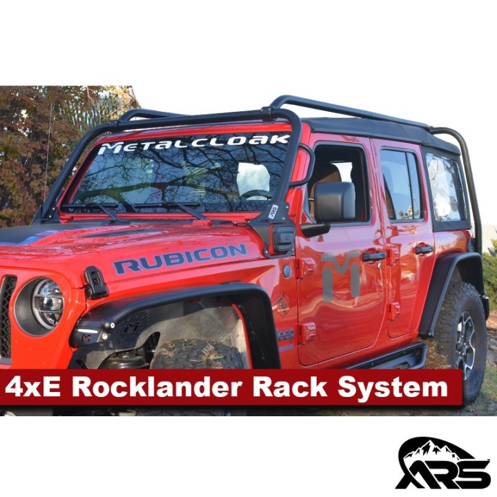Rocklander Rack System, Complete, JL 4xe 4-Door METALCLOAK - view 3