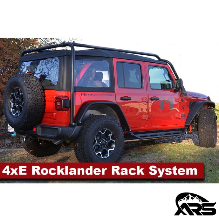 Rocklander Rack System, Complete, JL 4xe 4-Door METALCLOAK - view 4
