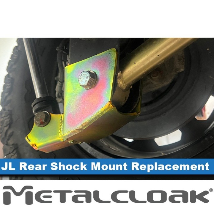 Rear Factory Shock Mount Bolt-On Replacement, Pair, JL Wrangler METALCLOAK - view 2