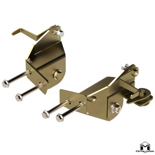 Front Lower Long Arm Bolt-In Mounting Brackets, JL Wrangler METALCLOAK
