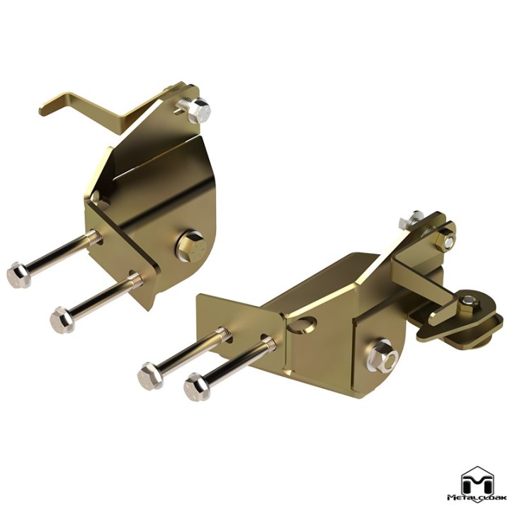 Front Lower Long Arm Bolt-In Mounting Brackets, JL Wrangler METALCLOAK