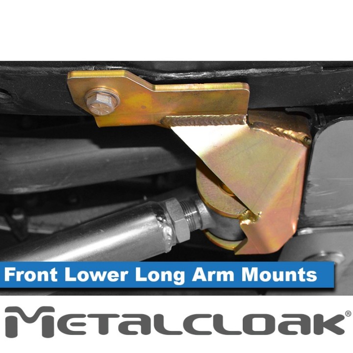 Front Lower Long Arm Bolt-In Mounting Brackets, JL Wrangler METALCLOAK - view 2