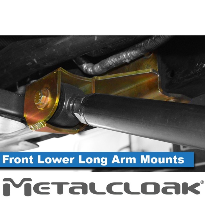 Front Lower Long Arm Bolt-In Mounting Brackets, JL Wrangler METALCLOAK - view 3