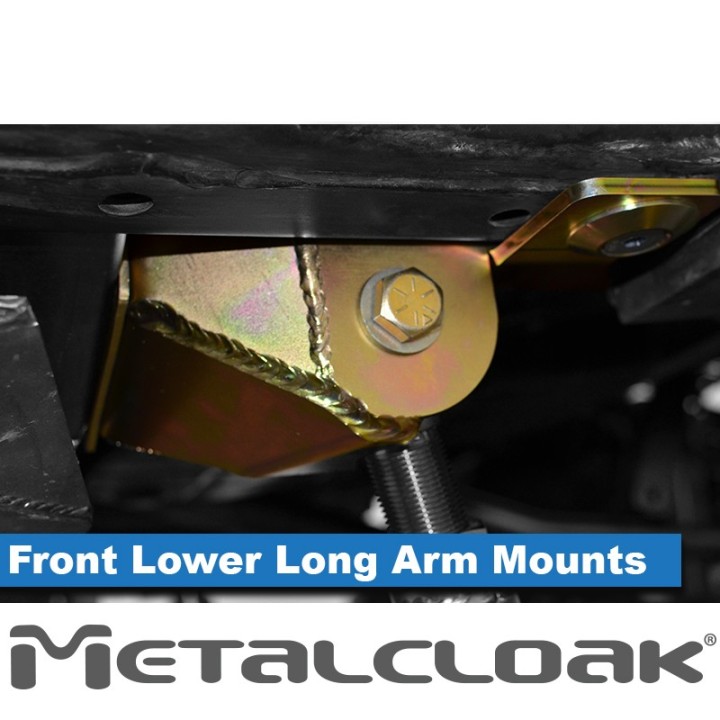Front Lower Long Arm Bolt-In Mounting Brackets, JL Wrangler METALCLOAK - view 4