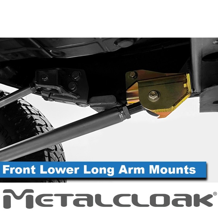 Front Lower Long Arm Bolt-In Mounting Brackets, JL Wrangler METALCLOAK - view 5