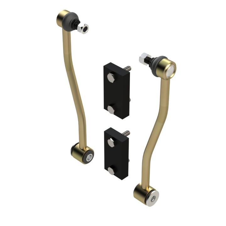 Rear Offset Sway Bar Link Extension Kit 12" - Jeep JL Wrangler | MetalCloak