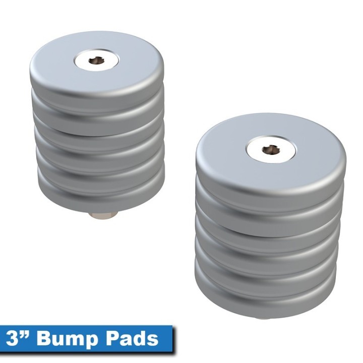 Universal Aluminum HydraStrike Bump Pads 1"-4", Pair METALCLOAK - view 3