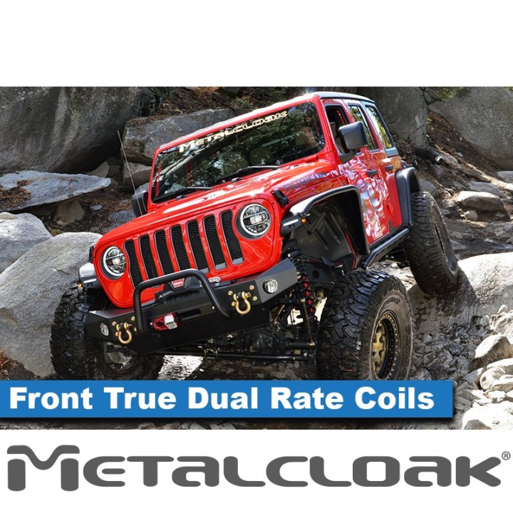 True Dual Rate Front Coils 3.5" (JL 4-Door) / 4.5" (JL 2-Door) / 2.5" (JT) - Jeep JL Wrangler | MetalCloak