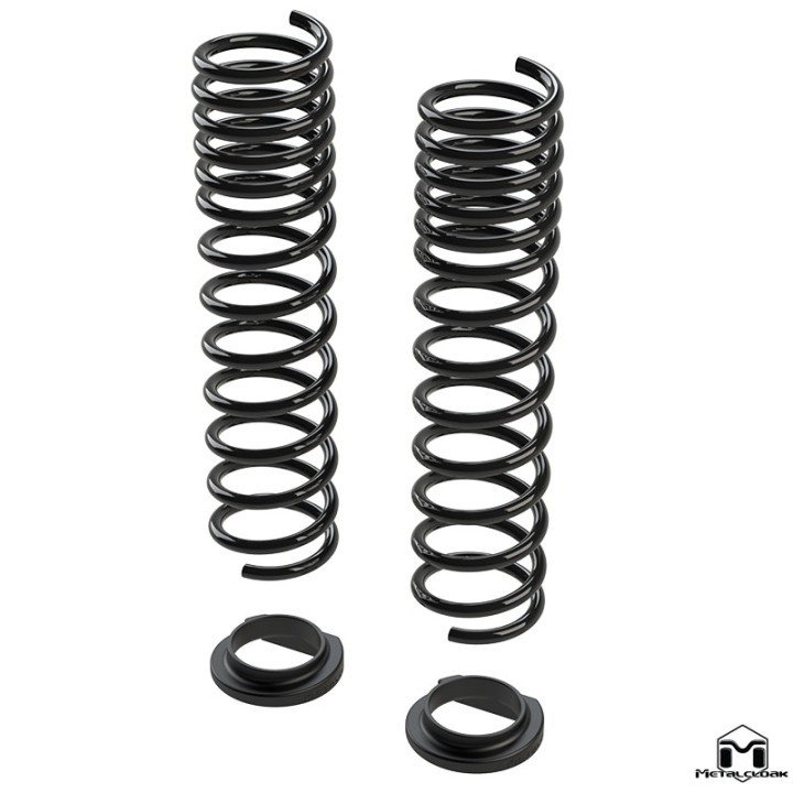 True Dual Rate Front Coils 4.5" (JL 4-Door) / 5.5" (JL 2-Door) / 3.5" (JT), Pair METALCLOAK