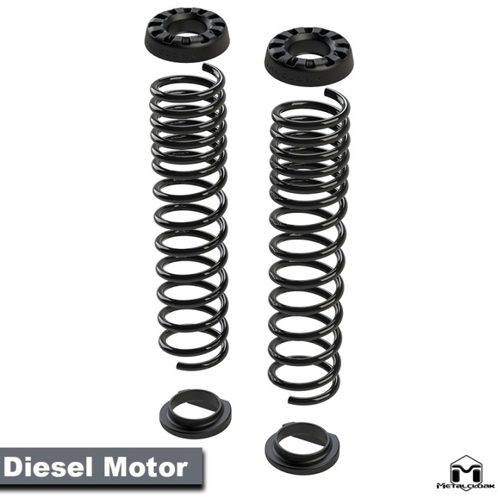 True Dual Rate Front Coils 4.5" (JL 4-Door) / 5.5" (JL 2-Door) / 3.5" (JT), Pair METALCLOAK - view 3