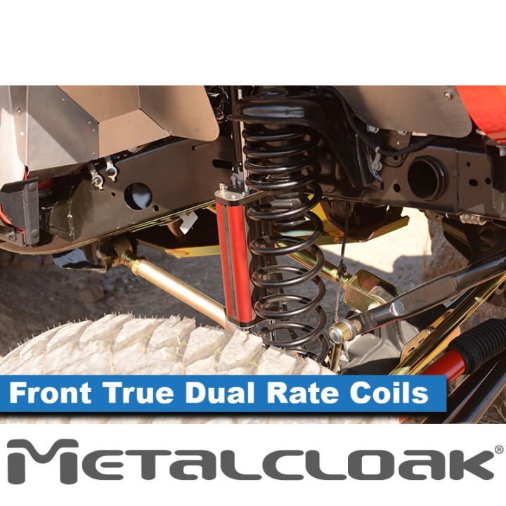 True Dual Rate Front Coils 4.5" (JL 4-Door) / 5.5" (JL 2-Door) / 3.5" (JT), Pair METALCLOAK - view 4