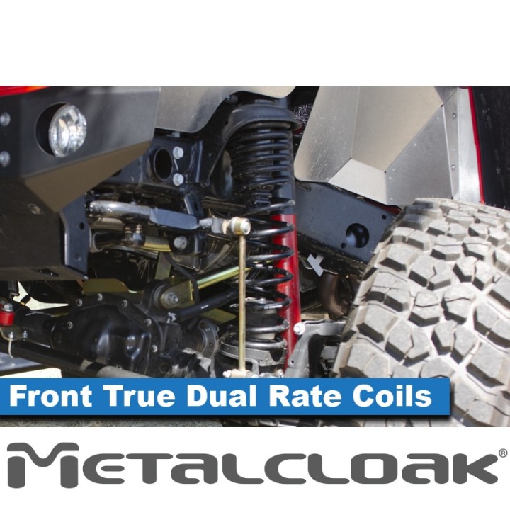 True Dual Rate Front Coils 4.5" (JL 4-Door) / 5.5" (JL 2-Door) / 3.5" (JT), Pair METALCLOAK - view 5