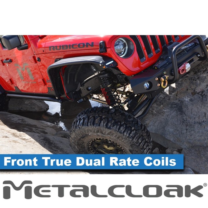 True Dual Rate Front Coils 4.5" (JL 4-Door) / 5.5" (JL 2-Door) / 3.5" (JT), Pair METALCLOAK - view 6
